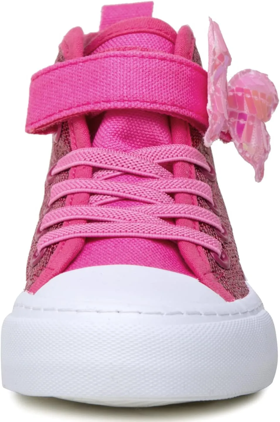 Toandon Kids Adorable Fashion High Top Casual Canvas Sneakers