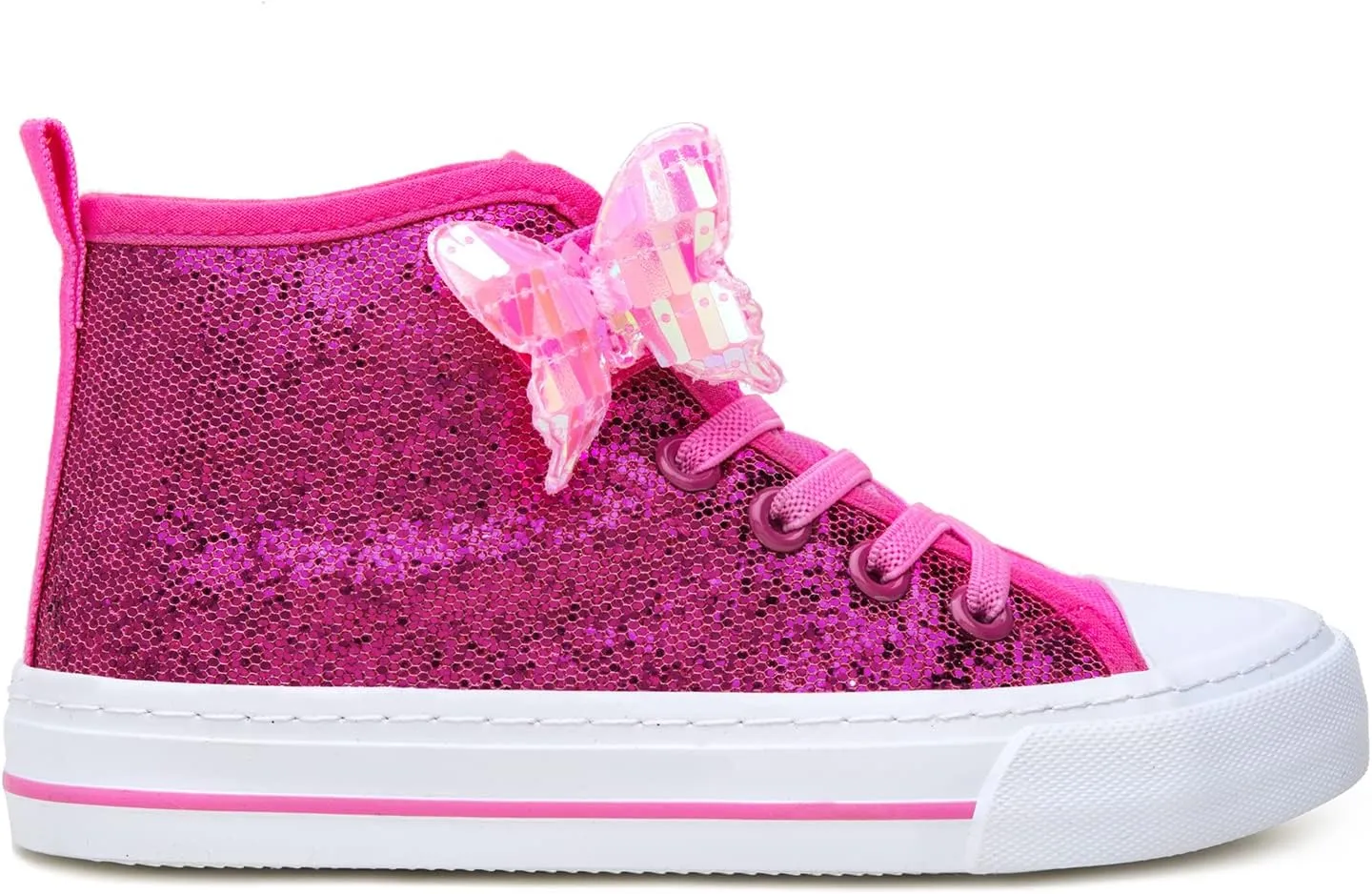 Toandon Kids Adorable Fashion High Top Casual Canvas Sneakers