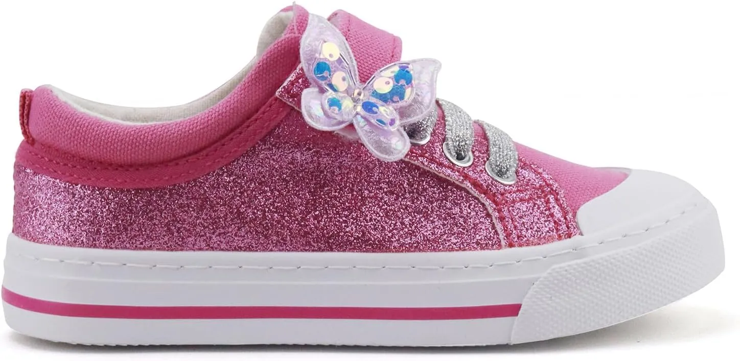 Toandon Kids Adorable Fashion High Top Casual Canvas Sneakers