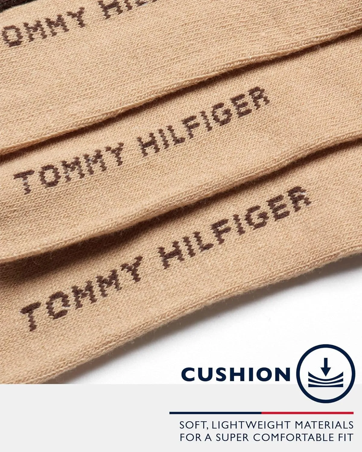 Tommy Hilfiger Mens Dress Socks - 8 Pack Stylish Crew Socks for Men, Breathable, Moisture-Wicking & Stretchable, Size 7-12