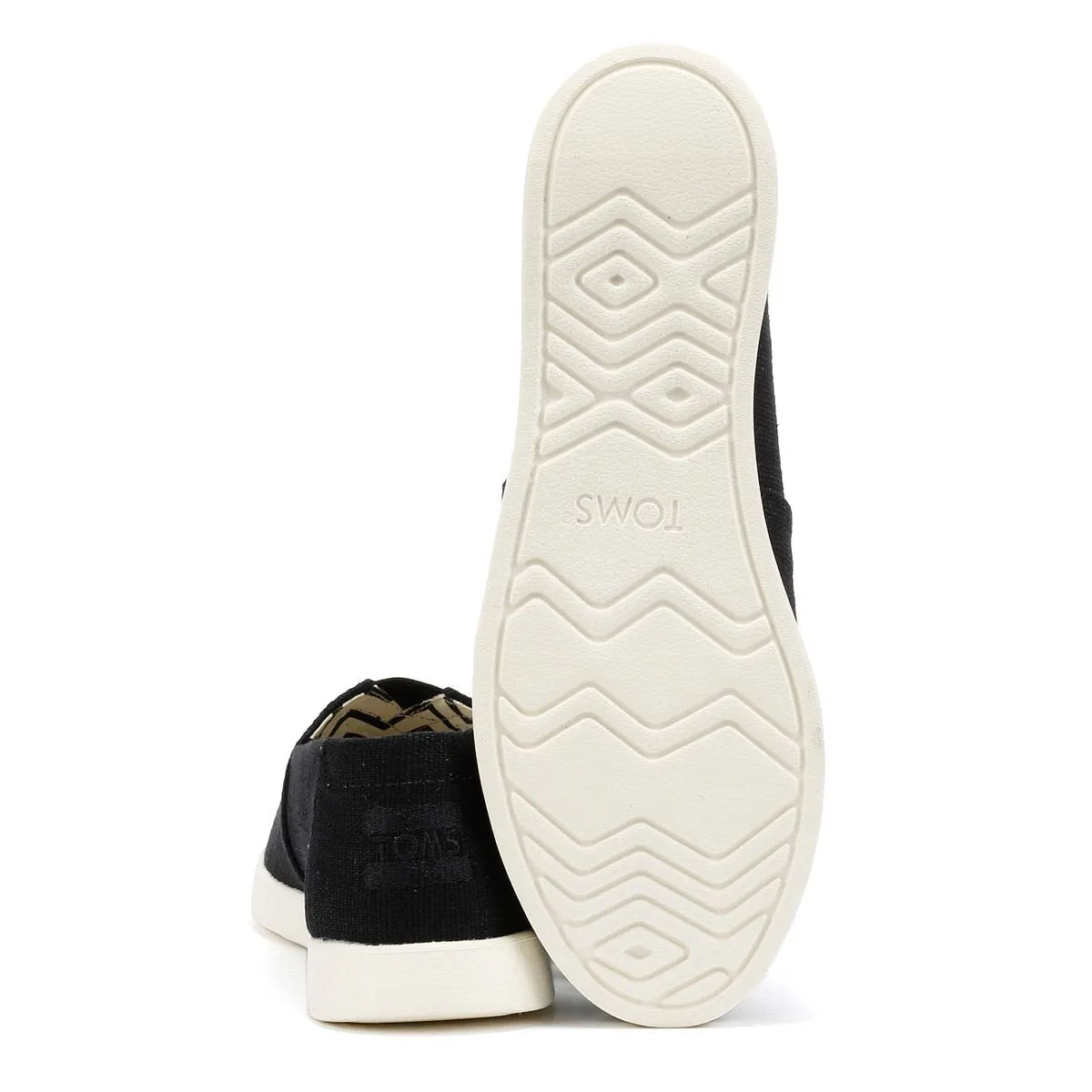 TOMS Alpargata Plus Heritage Canvas Women's Black Espadrilles