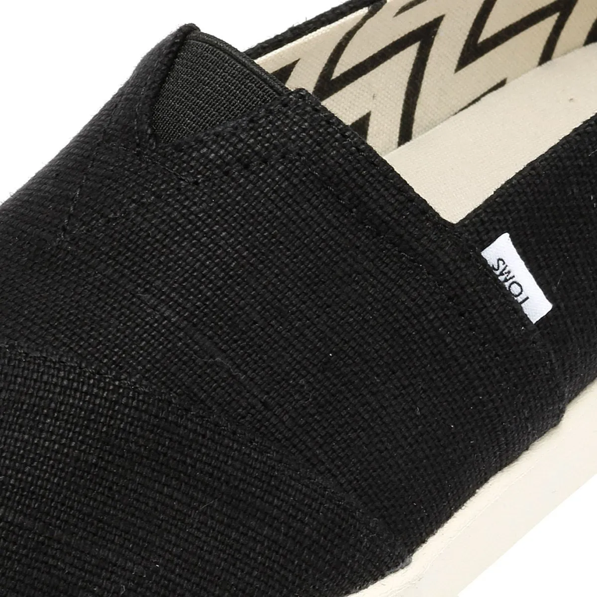TOMS Alpargata Plus Heritage Canvas Women's Black Espadrilles