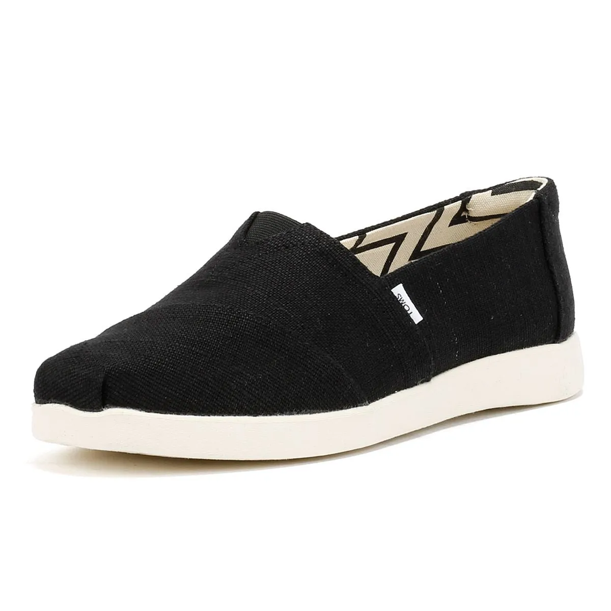 TOMS Alpargata Plus Heritage Canvas Women's Black Espadrilles