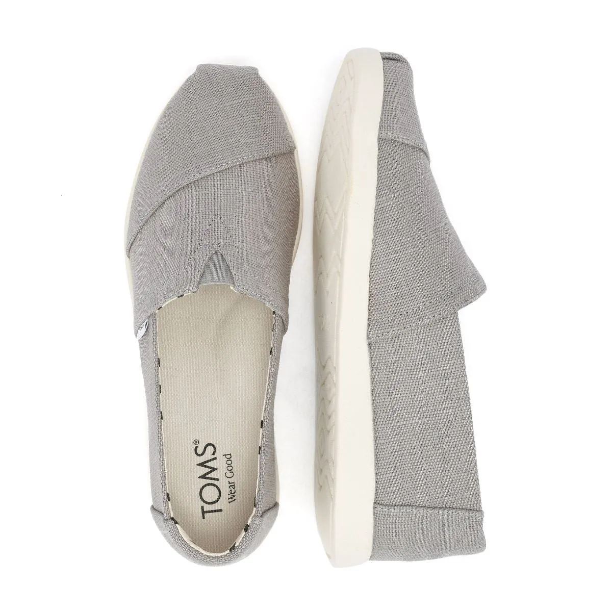 TOMS Alpargata Plus Heritage Canvas Women's Drizzle Grey Espadrilles
