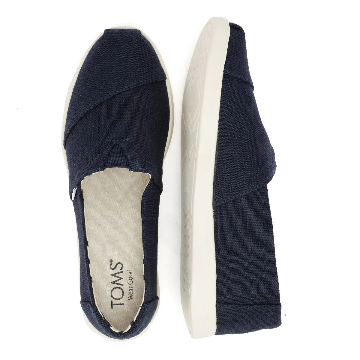 TOMS Alpargata Plus Heritage Canvas Women's Navy Espadrilles