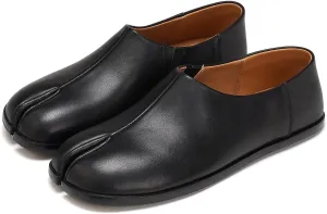 UBWDU Womens Tabi Ballet Flat Shoes Rounde Split Toe Ballerina Flats Low Heel Wide Width Dressy Comfortable Casual Shoes