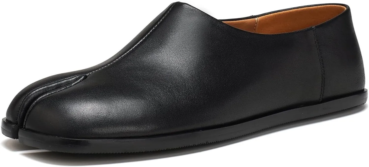 UBWDU Womens Tabi Ballet Flat Shoes Rounde Split Toe Ballerina Flats Low Heel Wide Width Dressy Comfortable Casual Shoes