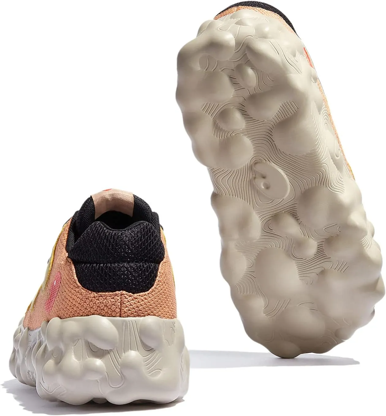 UIN Women's Walking Travel Shoes Slip On Casual Lightweight Wide Toe Chunky Fashion Sneaker Figueras