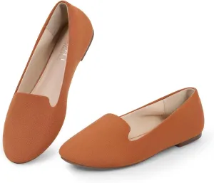 USSHOE Flats Shoes for Women Slip on Round Toe Comfortable Women's Flats Ballet Flats Shoes Loafers