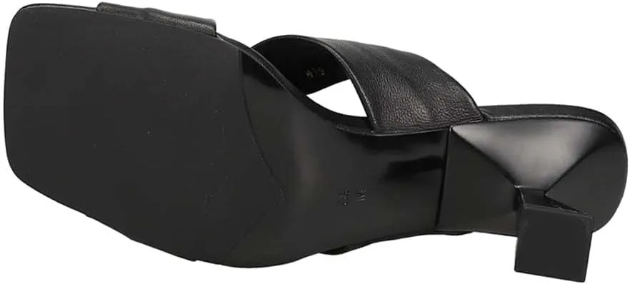 VANELi Womens Taber Kitten Dress Sandals Mid Heel 2-3" - Black