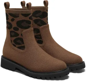 VIVAIA Flora Women's Ankle Boots, Western Waterproof Round-Toe Comfort Business Lug Sole Boots