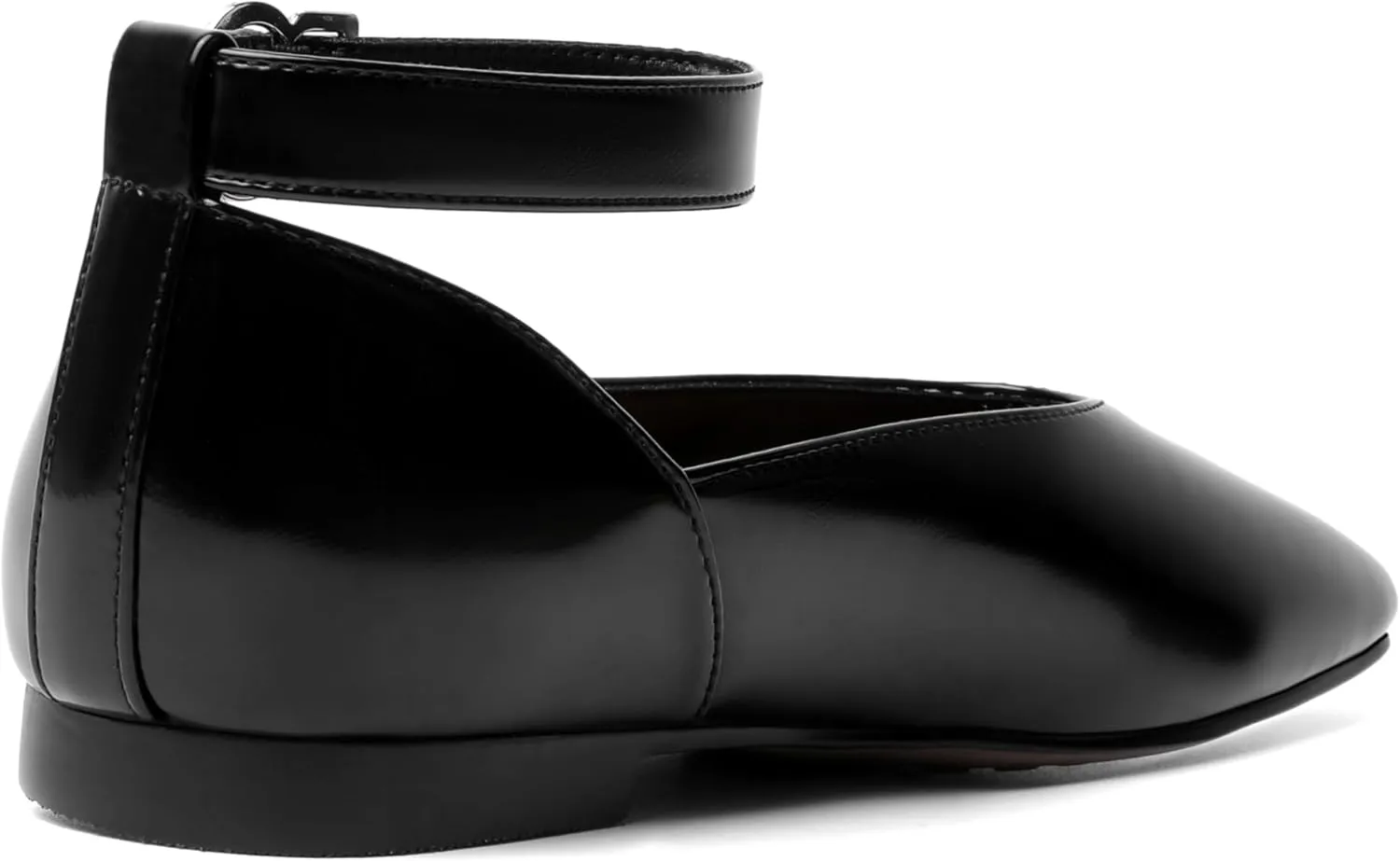 vivianly Mary Jane Shoes for Women Ballet Flats Shoes Buckle Ankle Strap Square Toe Flat Leather Party Dating Flats