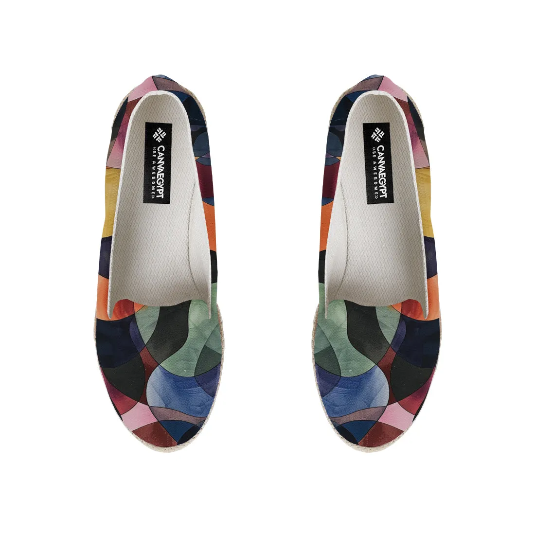 Watercolor Wavy Nook Espadrille