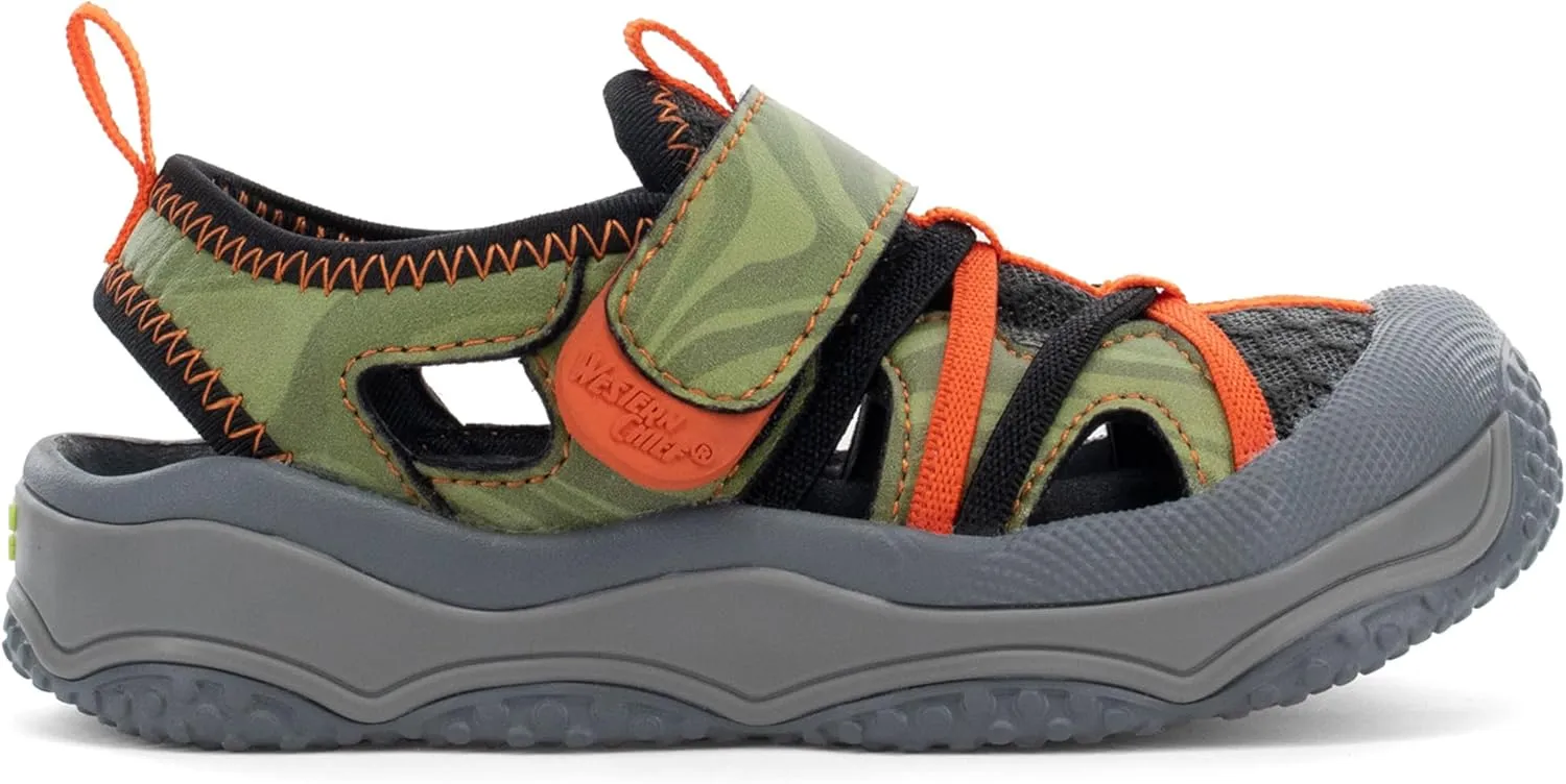 Western Chief Kids Shore Runner Sandal - Kid Friendly, Lightweight, Traction Outsole - Perfect Outdoor Sandals for Boys and Girls