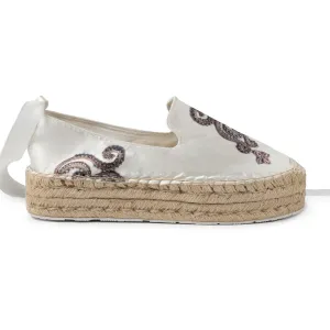 WHITE PAISLEY ESPADRILLAS