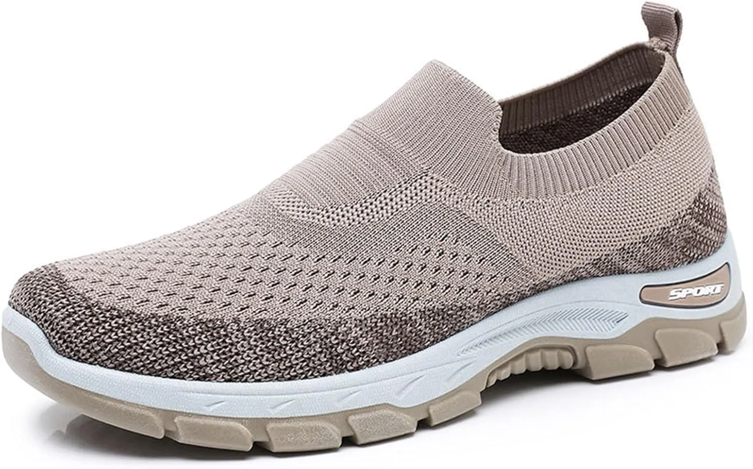 Women Walking Shoes Slip-On Breathable Mesh Sneaker Women's Comfortable Casual Ladies Cushion Athletic Running Shoes