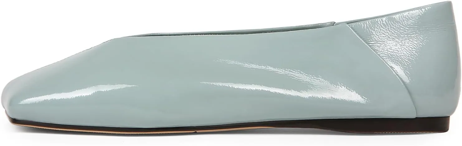 Women's Ballet Flats Closed Square Toe Slip On Flats Comfortable Dressy Casual Work Office Shoes