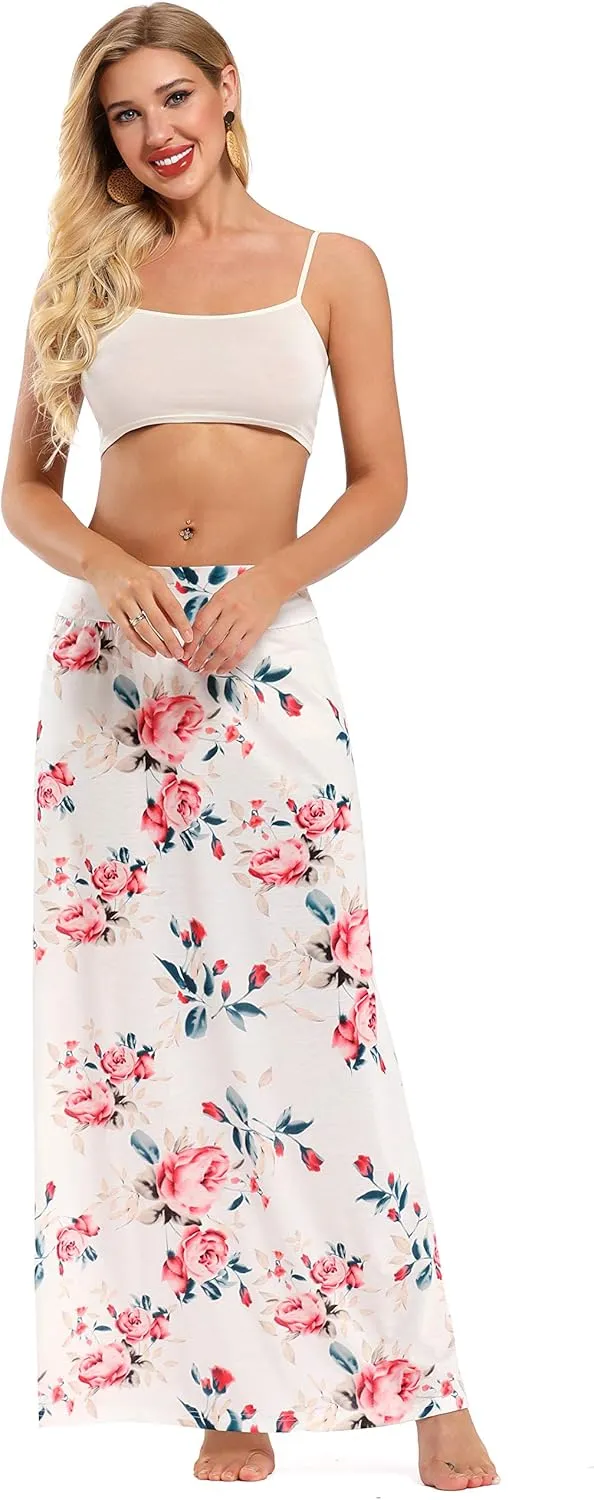 Women's Bohemian Print Long Maxi Skirt