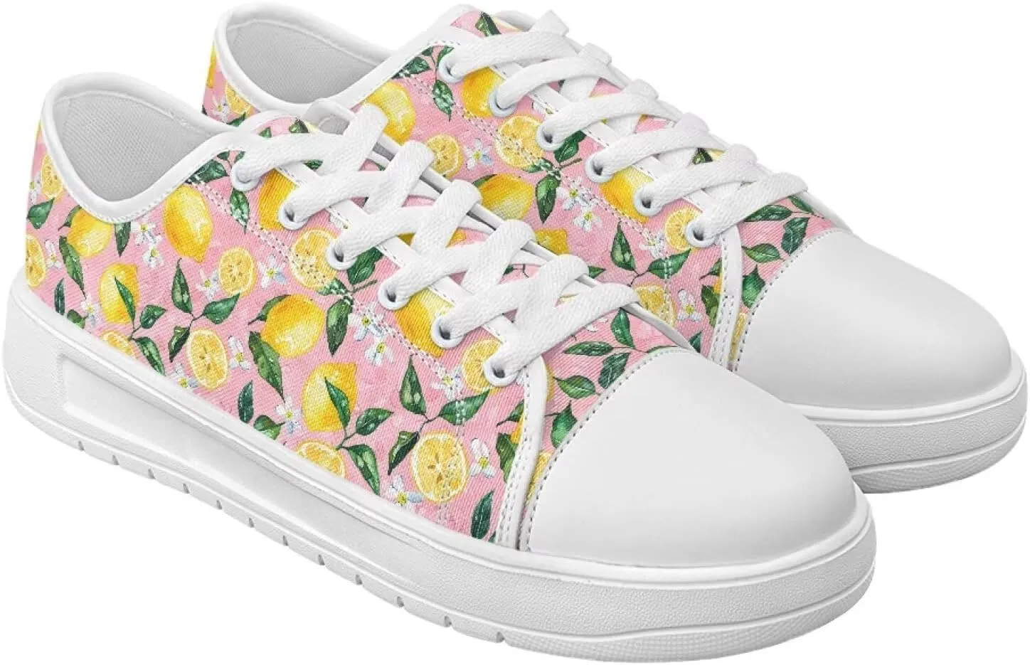 Womens Canvas Sneakers Lightweight Lace Up Fashion Comfortable Canvas Shoes Low Top Slip On Casual Tennis Walking Footwear
