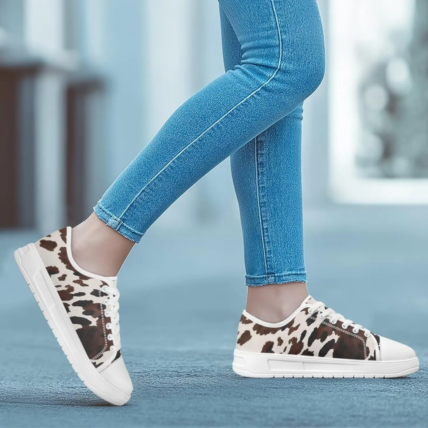 Womens Canvas Sneakers Lightweight Lace Up Fashion Comfortable Canvas Shoes Low Top Slip On Casual Tennis Walking Footwear