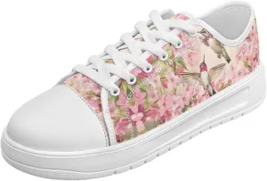 Womens Canvas Sneakers Low-Top Slip Ons Shoes Summer Lace Up Platform Fashion Casual Cute Walking Shoes 5.5-13.5