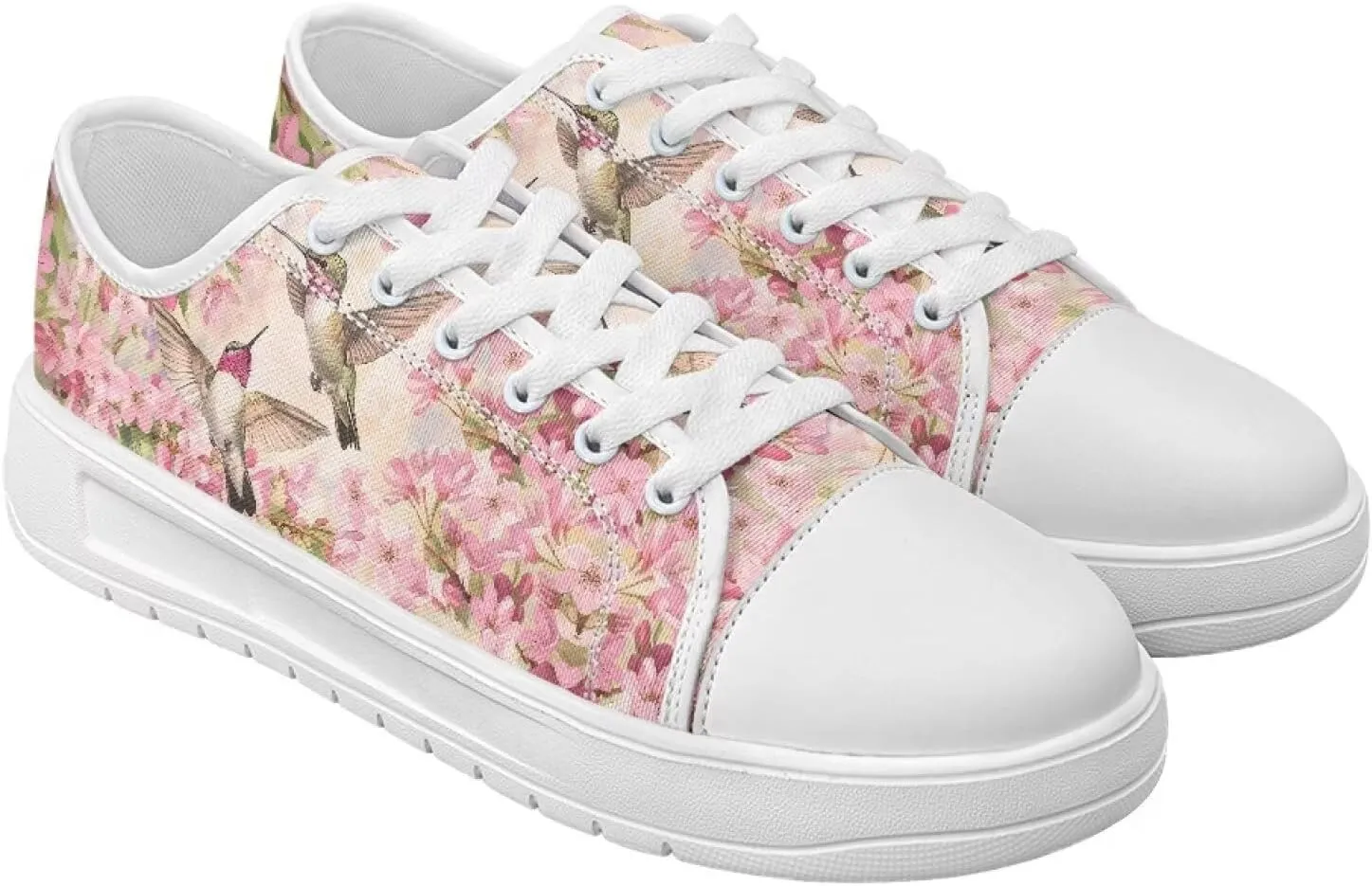 Womens Canvas Sneakers Low-Top Slip Ons Shoes Summer Lace Up Platform Fashion Casual Cute Walking Shoes 5.5-13.5
