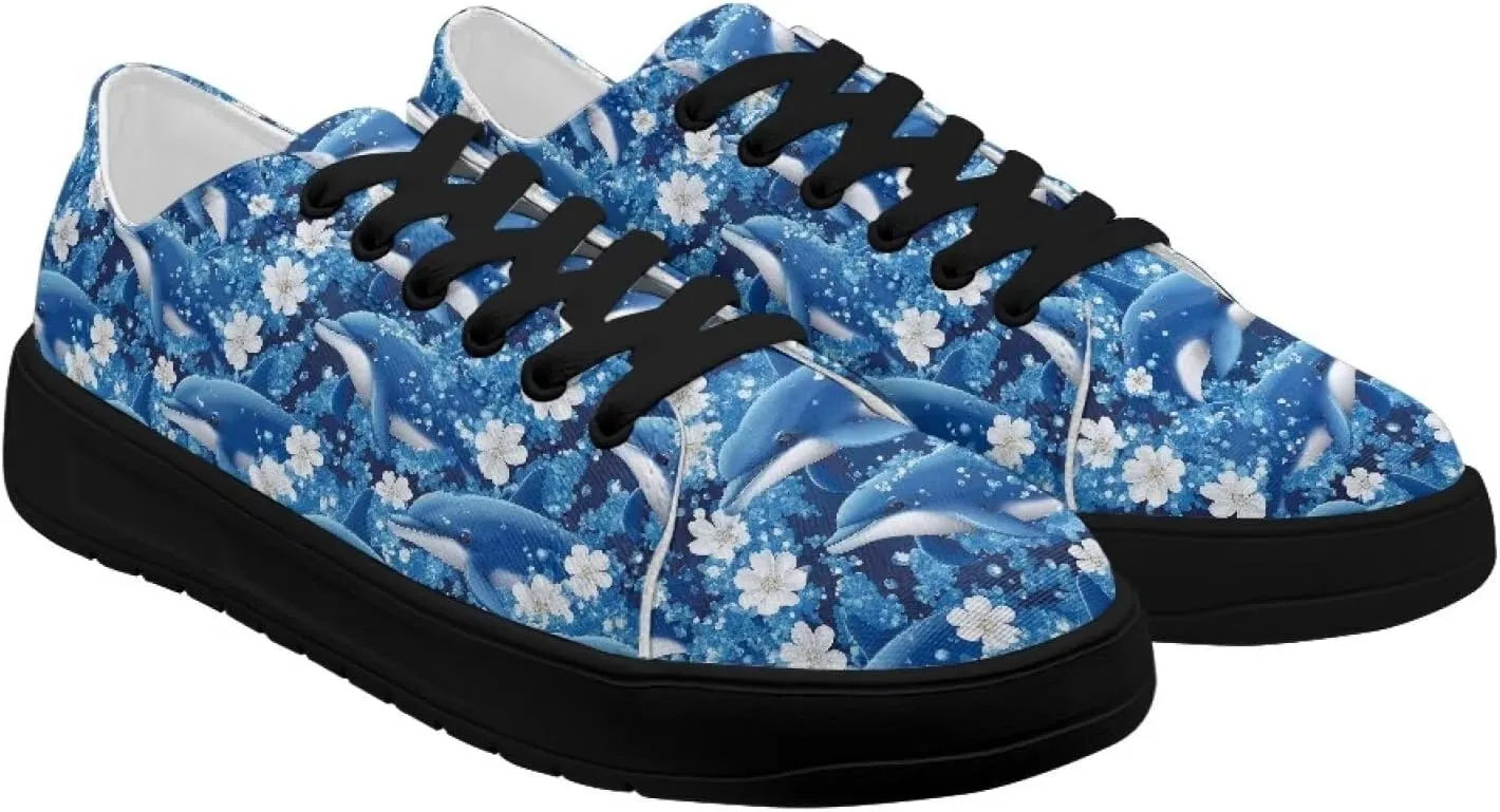 Women’s Canvas Sneakers Orthotic Walking Shoes with Memory Foam Non-Slip Canvas Shoes for Hiking Walking Running