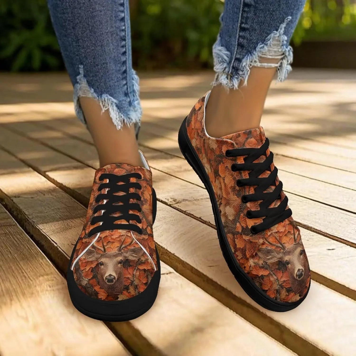 Women's Casual Canvas Shoes Comfortable Low Top Walking Shoes Classic Polyester Upper Arch Support Canvas Sneakers