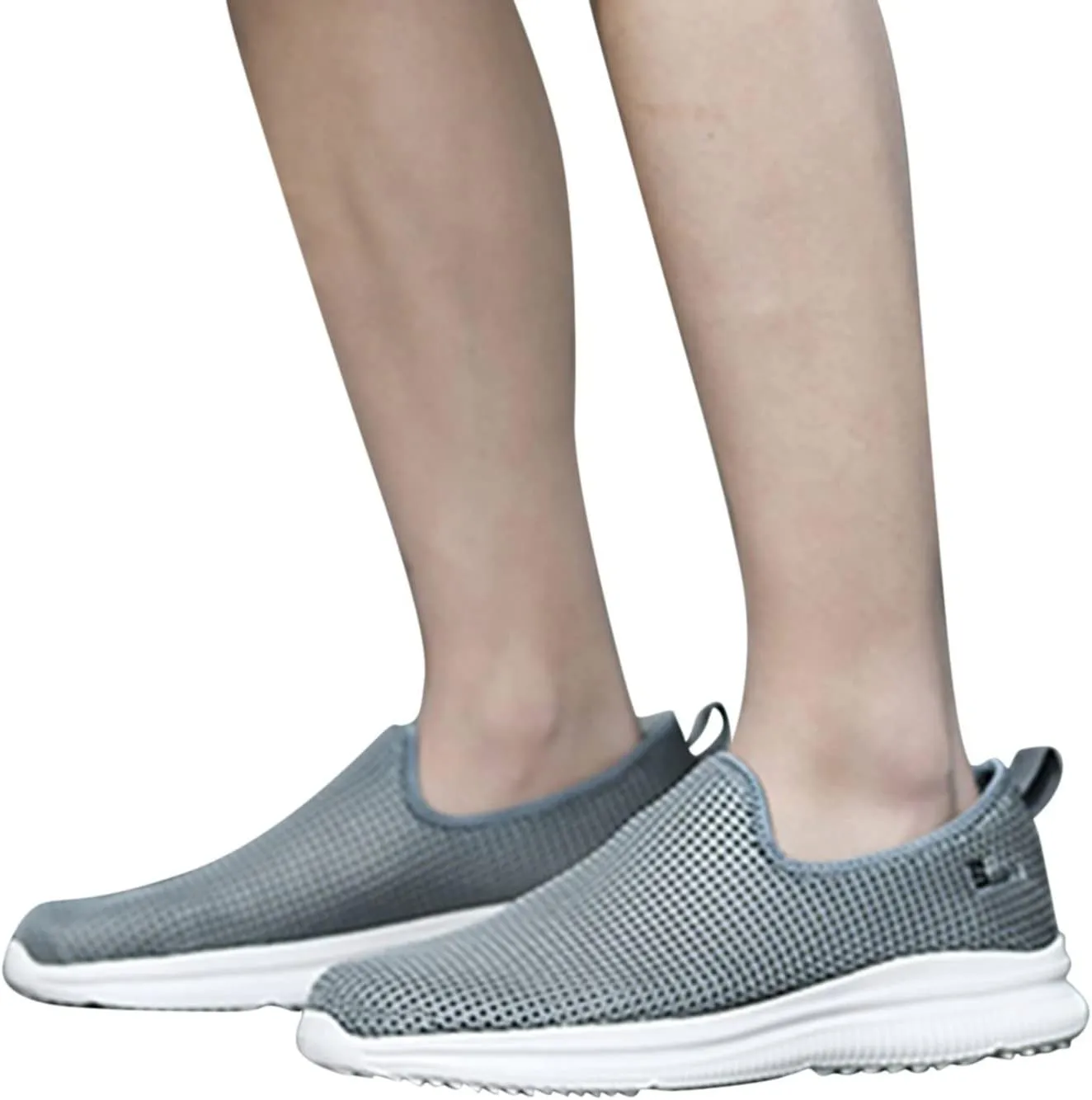 Women's Fashion Sneaker Mesh Slip On Black Non Slip Shoes for Women Comfortable Trail Running Shoes Women Loafer Slides White Women Sneakers