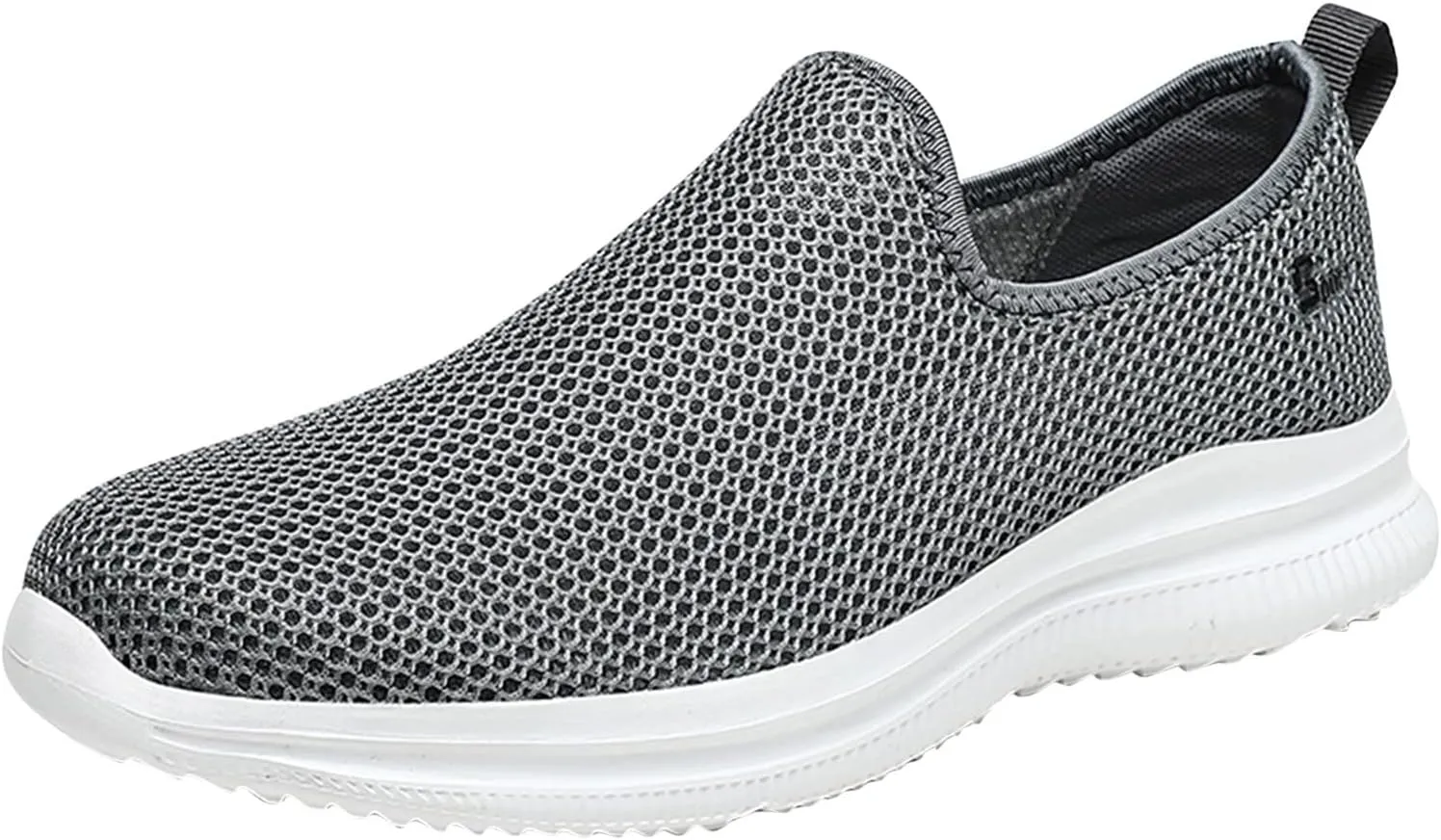 Women's Fashion Sneaker Mesh Slip On Black Non Slip Shoes for Women Comfortable Trail Running Shoes Women Loafer Slides White Women Sneakers