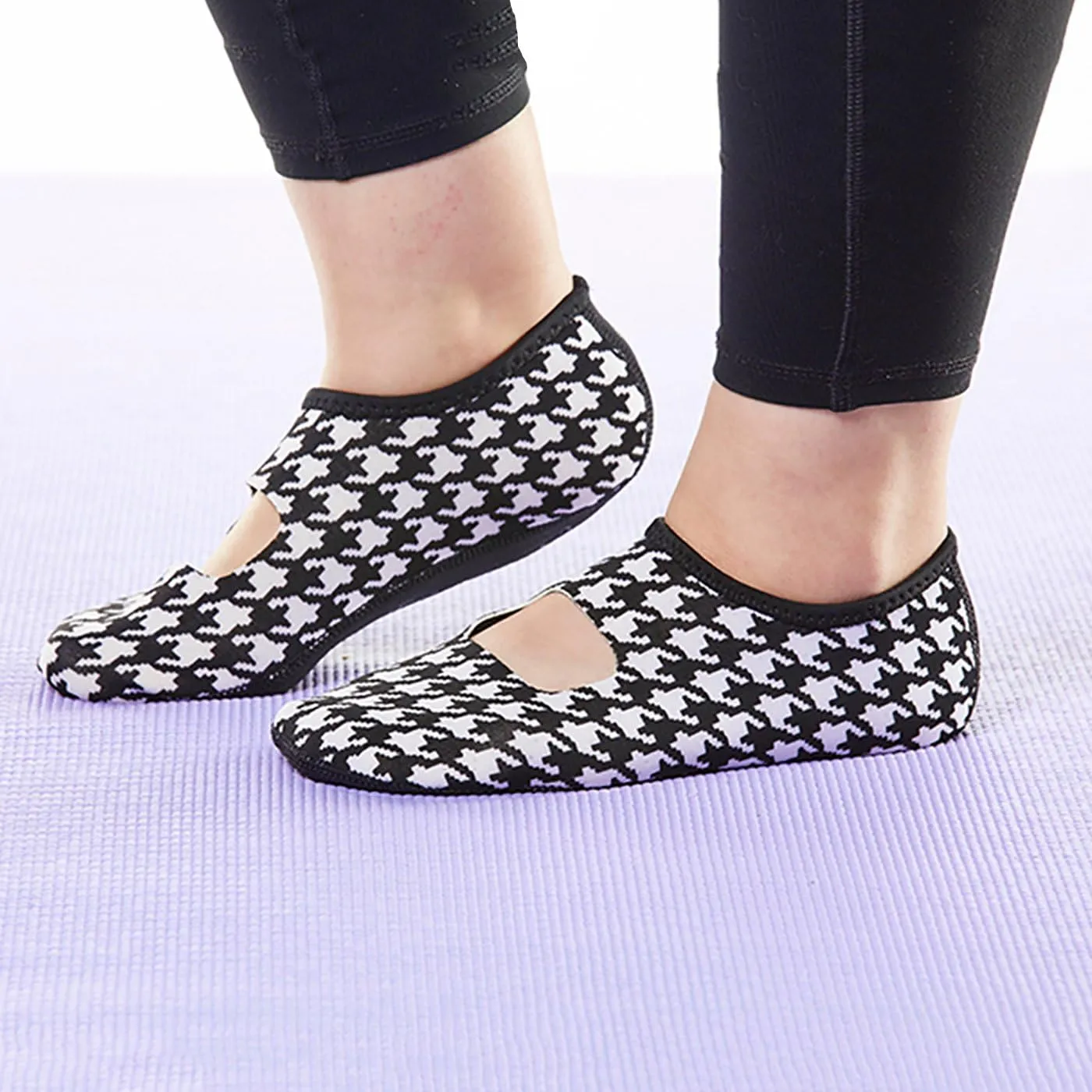 Women's Mary Janes Best Foldable & Flexible Flats, Travel & Exercise, Dance, Yoga Socks, Indoor Shoes, Slippers