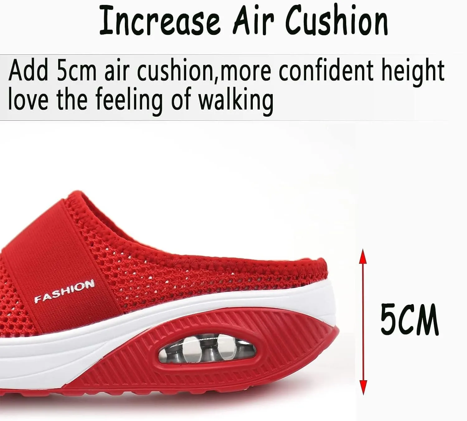 Women's Mules & Clogs with Arch Support Sandals Men Air Cushion Platform Mesh Mules Sneaker Sandals for Women 2025 Orthopedic Slippers Men Wide Width Slip On Walking Shoes
