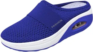 Women's Mules & Clogs with Arch Support Sandals Men Air Cushion Platform Mesh Mules Sneaker Sandals for Women 2025 Orthopedic Slippers Men Wide Width Slip On Walking Shoes