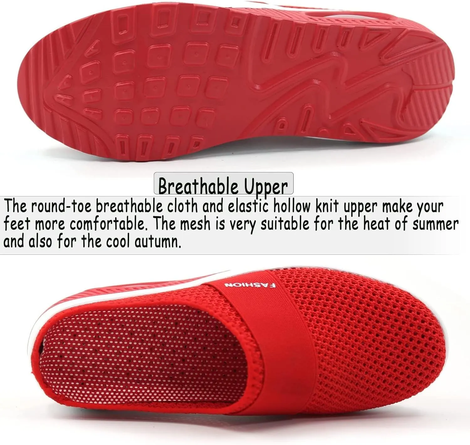 Women's Mules & Clogs with Arch Support Sandals Men Air Cushion Platform Mesh Mules Sneaker Sandals for Women 2025 Orthopedic Slippers Men Wide Width Slip On Walking Shoes
