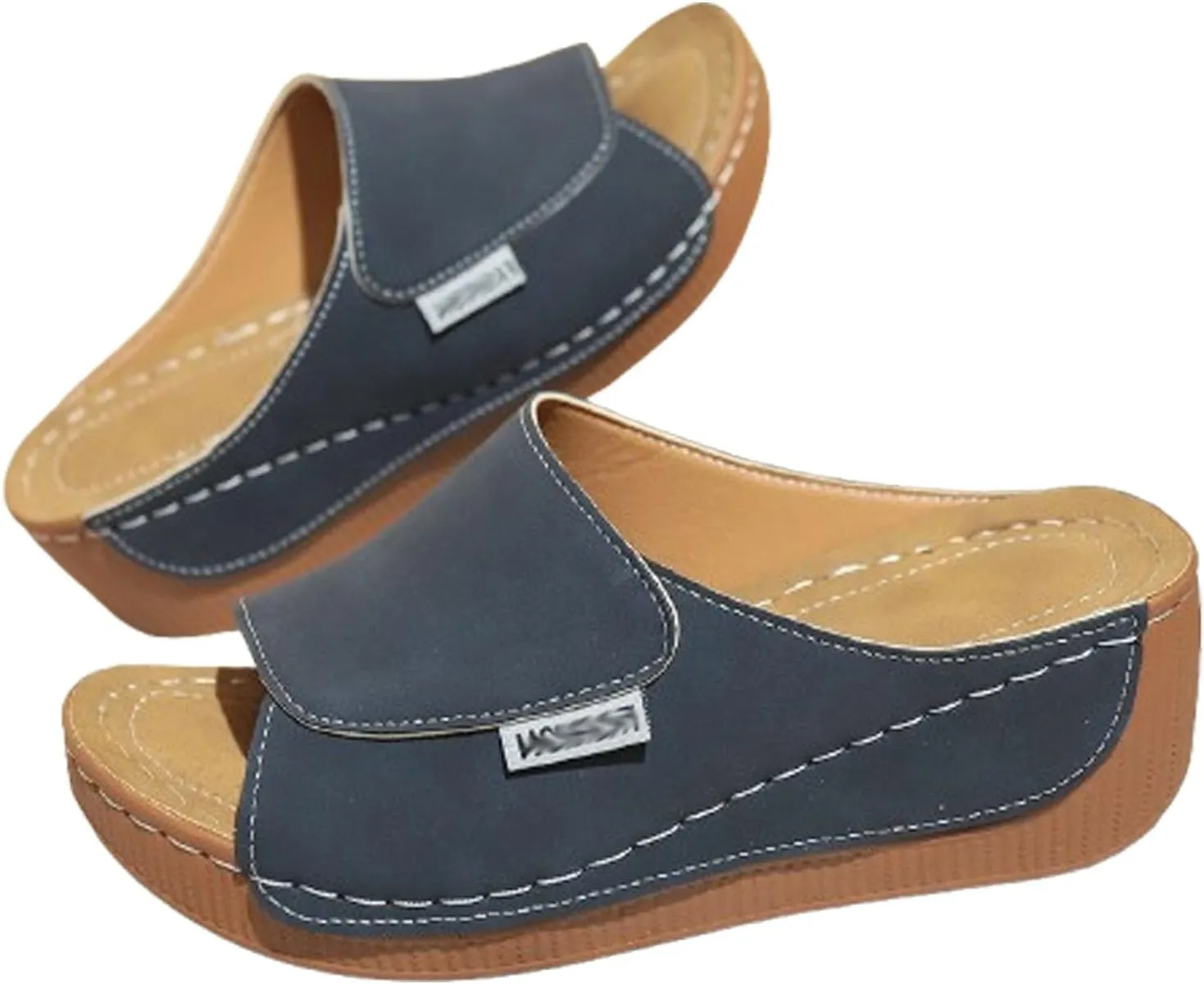 Women’s Orthopedic Platform Sandals, Breathable Arch Support Slides for Summer (All-Day Walking & Casual Wear)