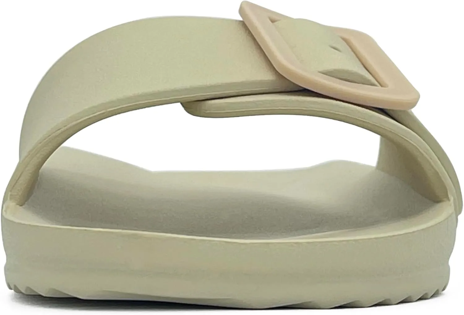 Womens Platform Sandals Arch Support Lightweight Comfy Foam EVA Open Toe Slides Adjustable Buckle Beach Sandals