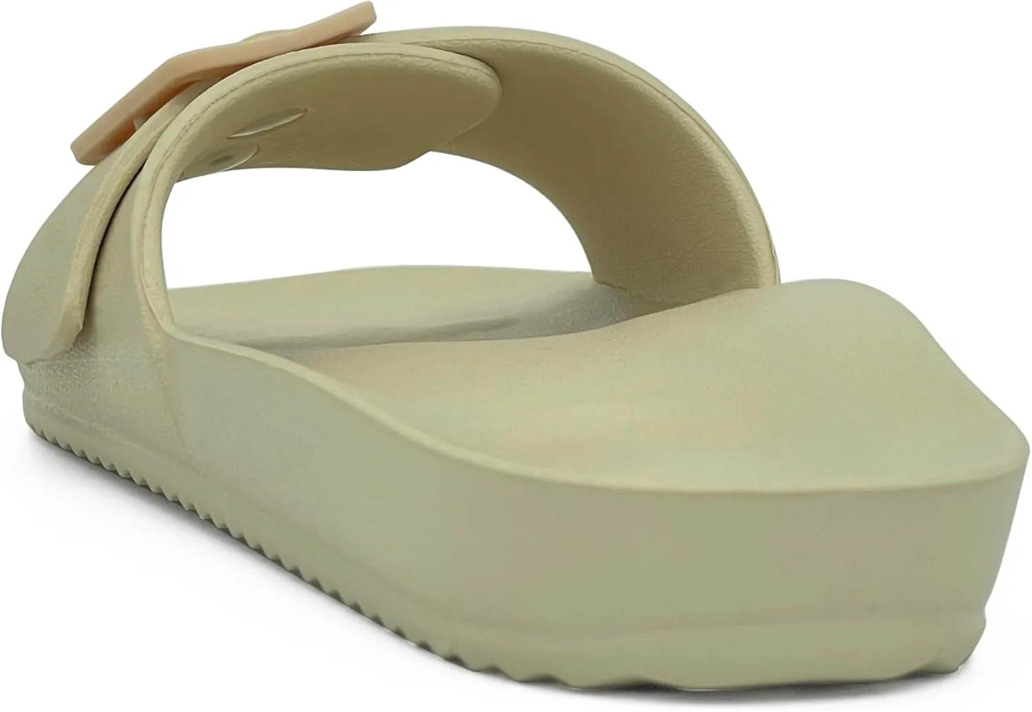 Womens Platform Sandals Arch Support Lightweight Comfy Foam EVA Open Toe Slides Adjustable Buckle Beach Sandals