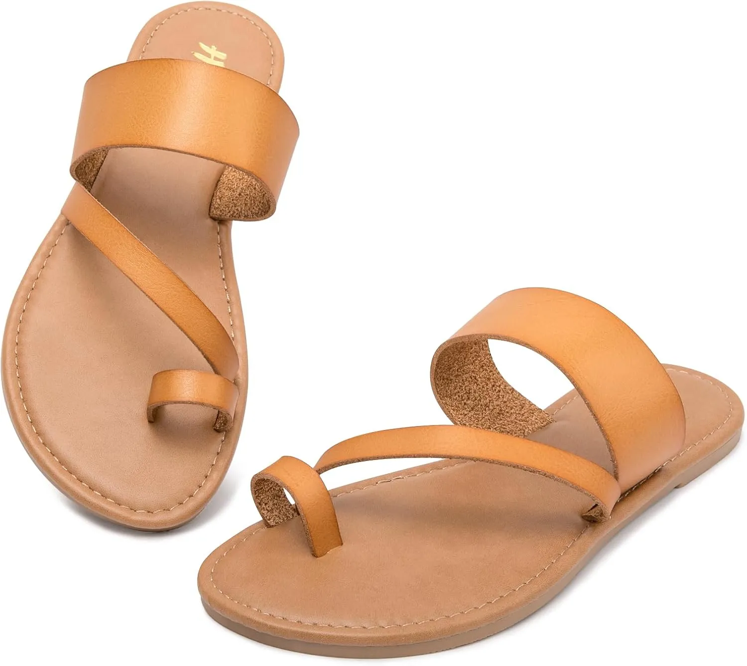 Women's Slide Sandals Slip On Flat Flip Flop Thong Casual Summer