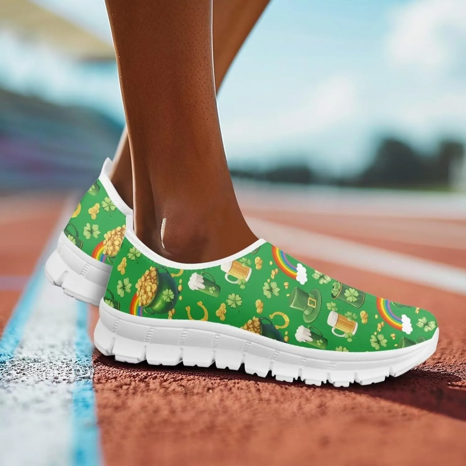 Women's Sneakers Casual Breathable Tennis Workout Sneakers Slip-On Non-Slip Yoga Running Walking Shoes for Women US 5.5-11.5