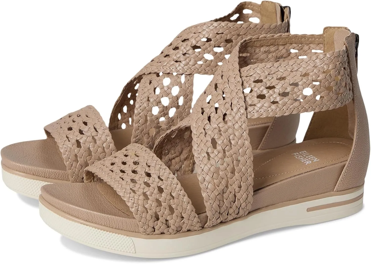 Women's Sport Wedge Sandal, Parchment, 6.5