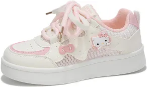 Women's Spring Summer Casual Sneakers Y2K Lightweight Platform Cute Shoes for Walking, with Cushioned Insoles