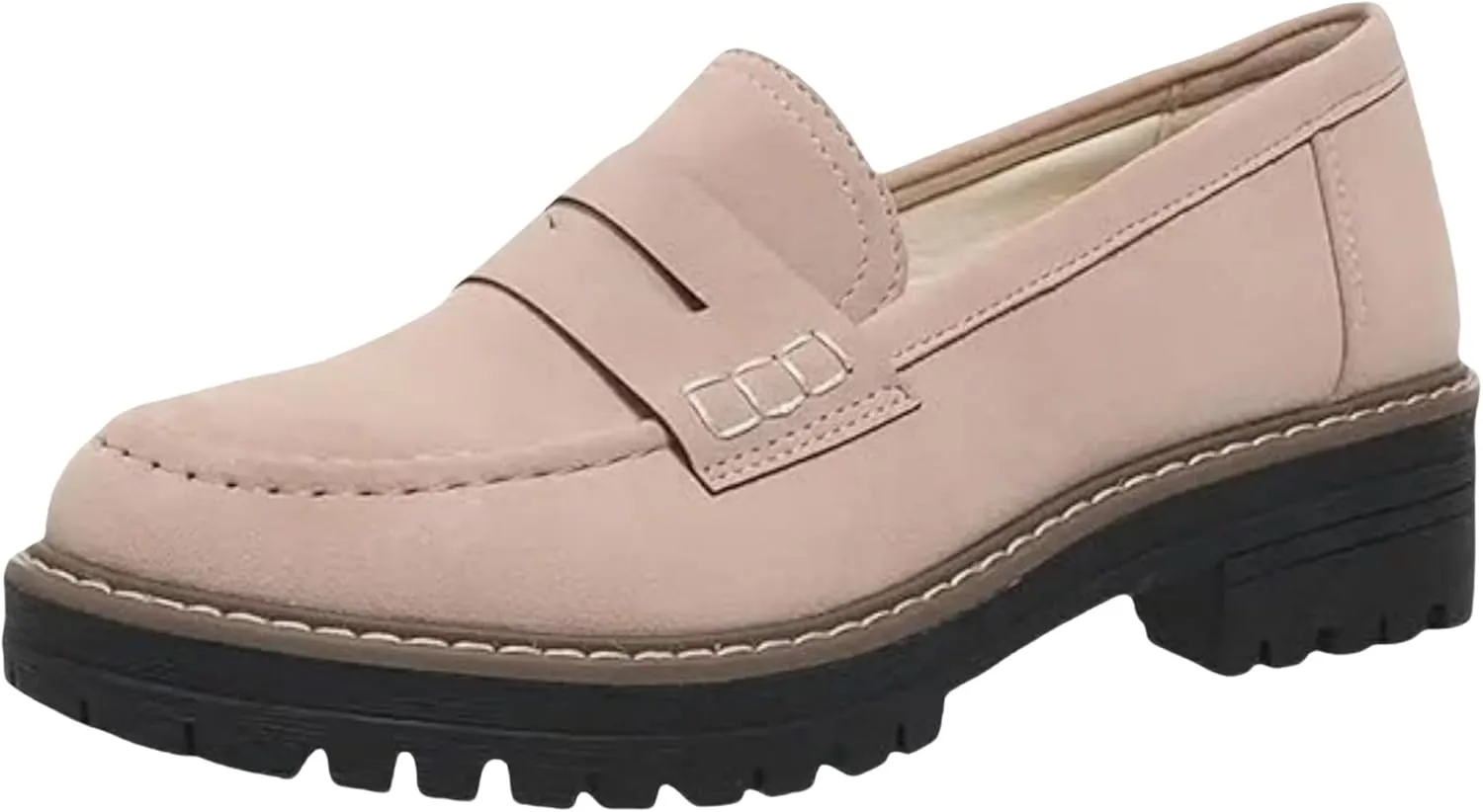 Women's Suede Penny Loafer Comfort Driving Moccasins Casual Slip-Ons Loafer Flats Business Work Shoes