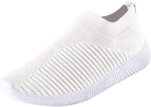Womens Walking Shoes Sock Casual Ladies Fashion Sneakers Tennis Shoes Womens Casual Women Casual Shoes Walking Sneakers Platform Tennis Shoe Loafers Casual Slip On