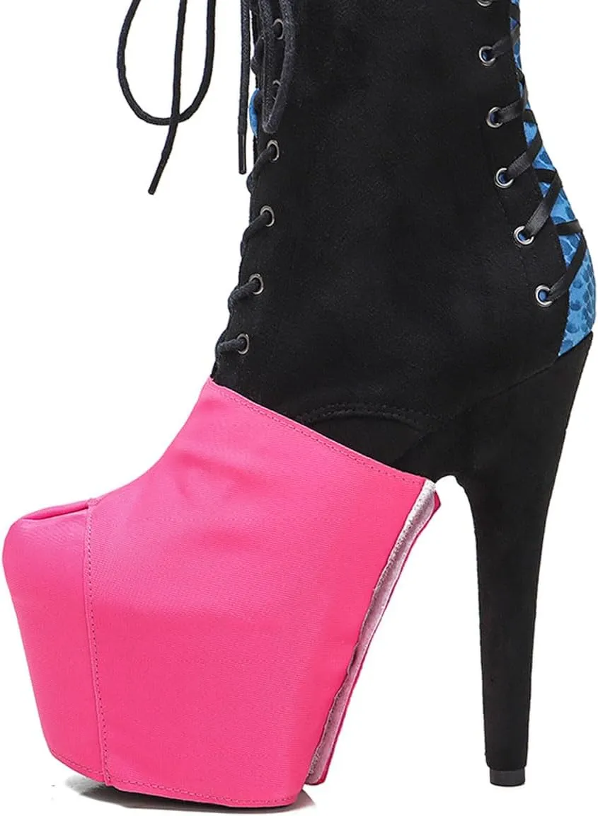 WUXIN H&P Women's Pole Dance Shoes protectors Exotic Heels protectors