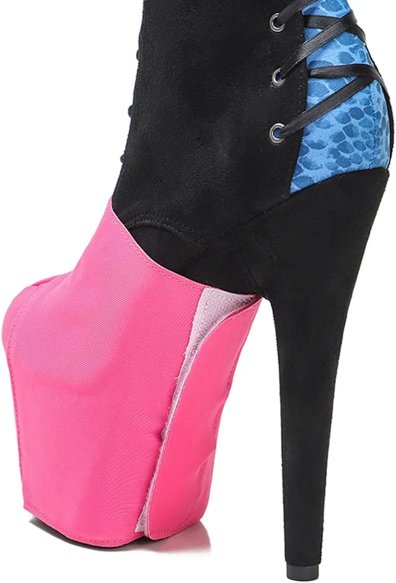 WUXIN H&P Women's Pole Dance Shoes protectors Exotic Heels protectors
