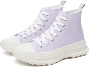 Yageyan Womens High Top Sneakers - Platform Shoes, Canvas, Tennis, Classic, Casual, Comfortable