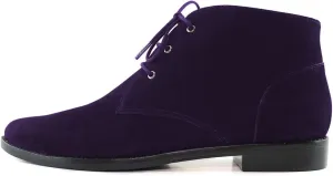 YDN Womens Trendy Low Heel Pointy Toe Lace Up Chukka Ankle Boots Flats Fall Winter Booties Casual Formal Dress Shoe Size 4-15 US