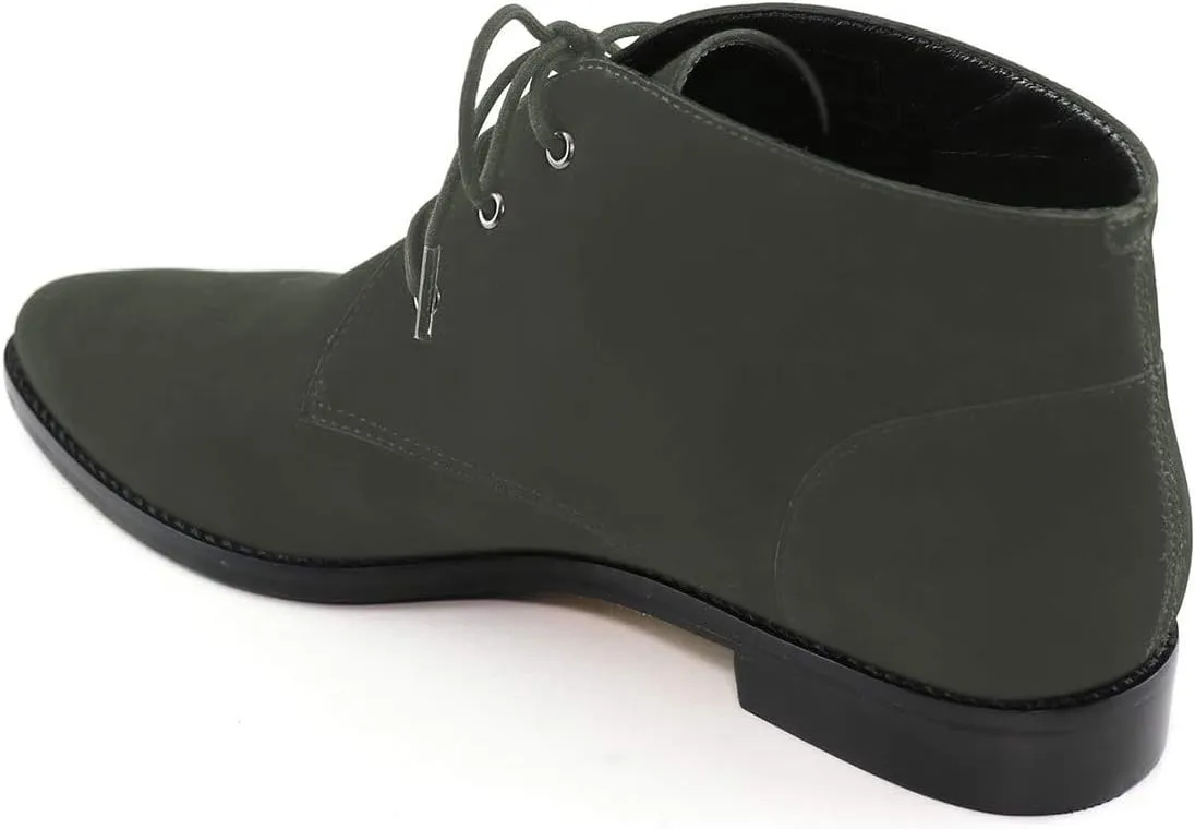 YDN Womens Trendy Low Heel Pointy Toe Lace Up Chukka Ankle Boots Flats Fall Winter Booties Casual Formal Dress Shoe Size 4-15 US