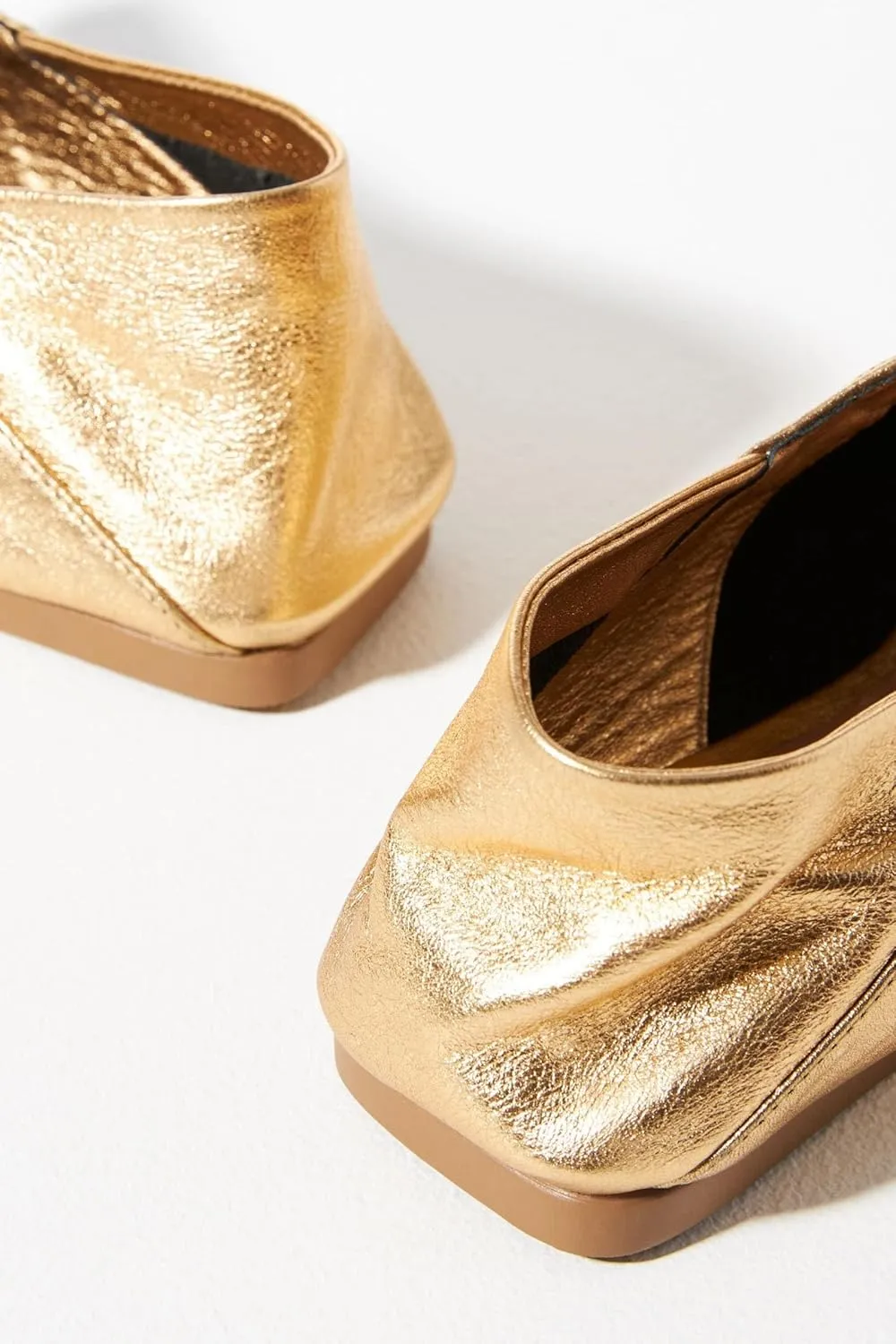 Yishaweiqi Bow Knot Ballet Flats Shoes for Women Bowtie Strap Ballerina Shoes Slip-on Square Toe Mary Jane Flats