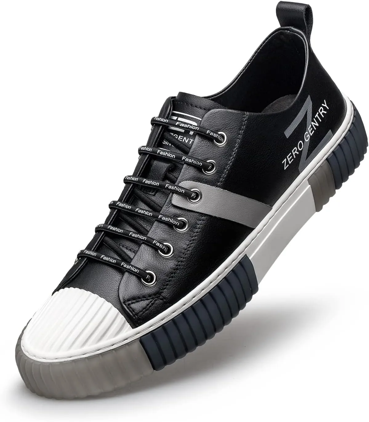 ZRO Men's Leather Sneakers, Casual and Fashion Shoes for Men'S03300